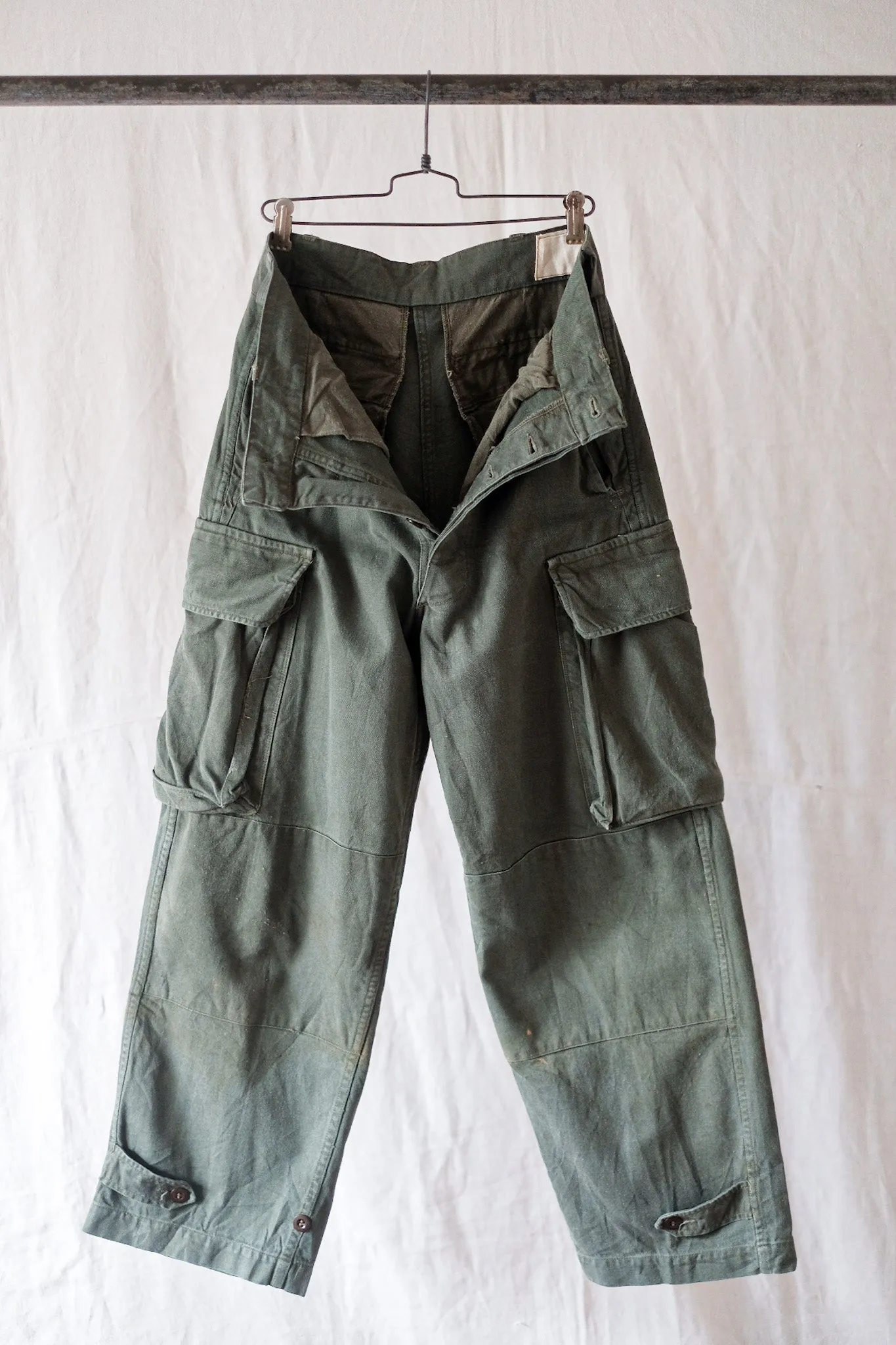 [~ 60's] French Air Force M47 Taille des pantalons de terrain.76c