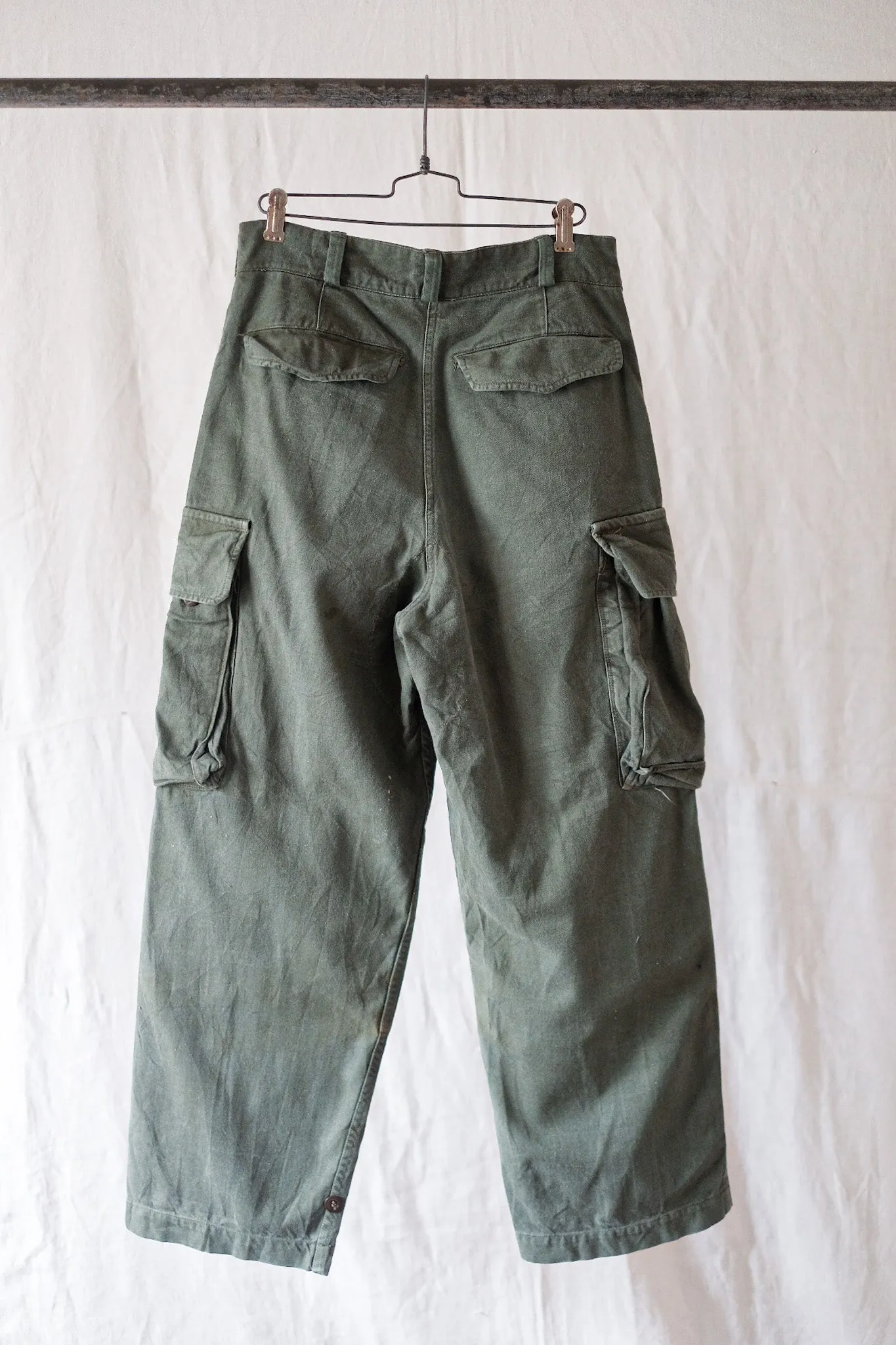 [~ 60's] French Air Force M47 Taille des pantalons de terrain.76c