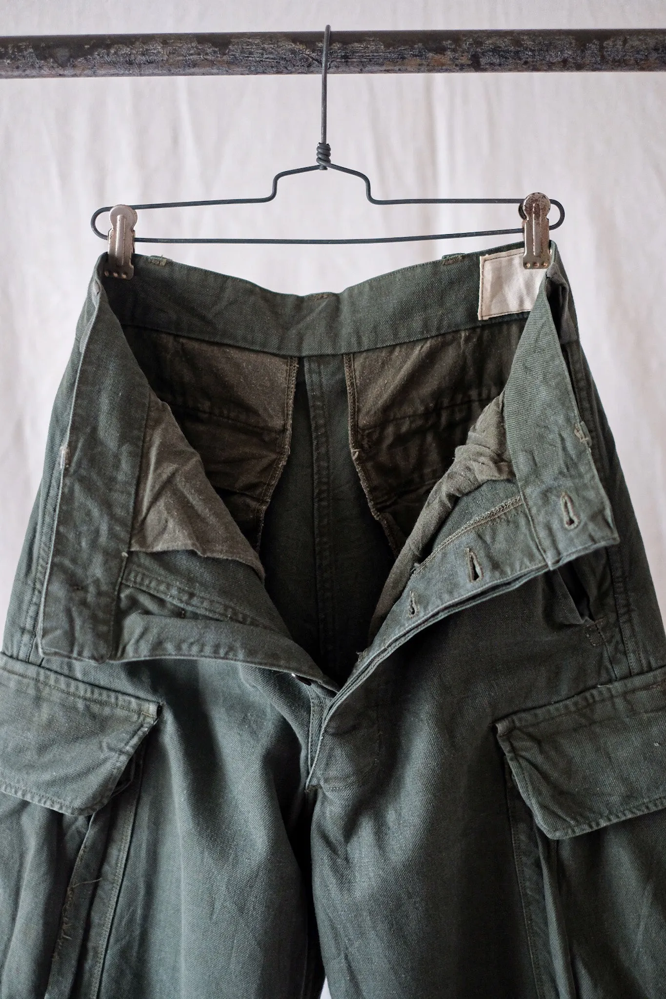 [~ 60's] French Air Force M47 Taille des pantalons de terrain.76c