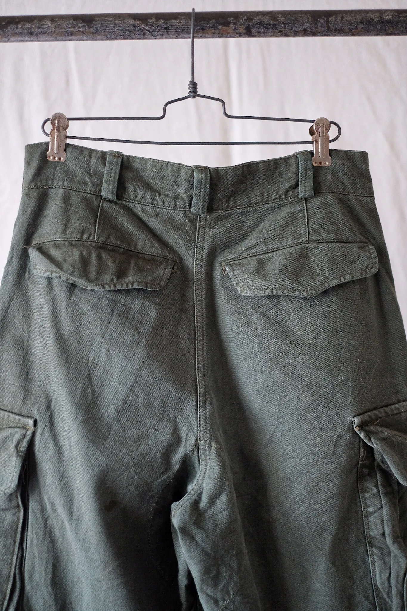 [~ 60's] French Air Force M47 Taille des pantalons de terrain.76c