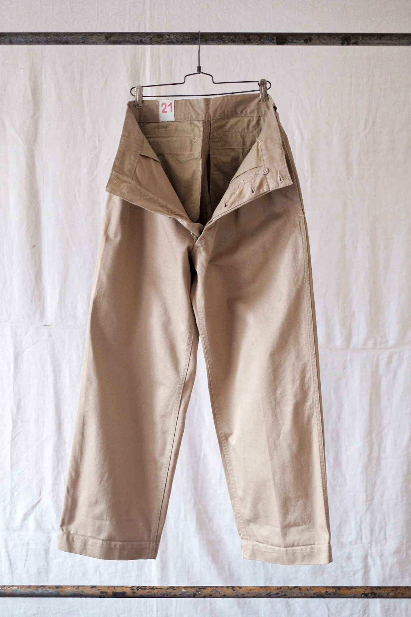 [~ 60's] Taille des pantalons chino de l'armée française M52.21