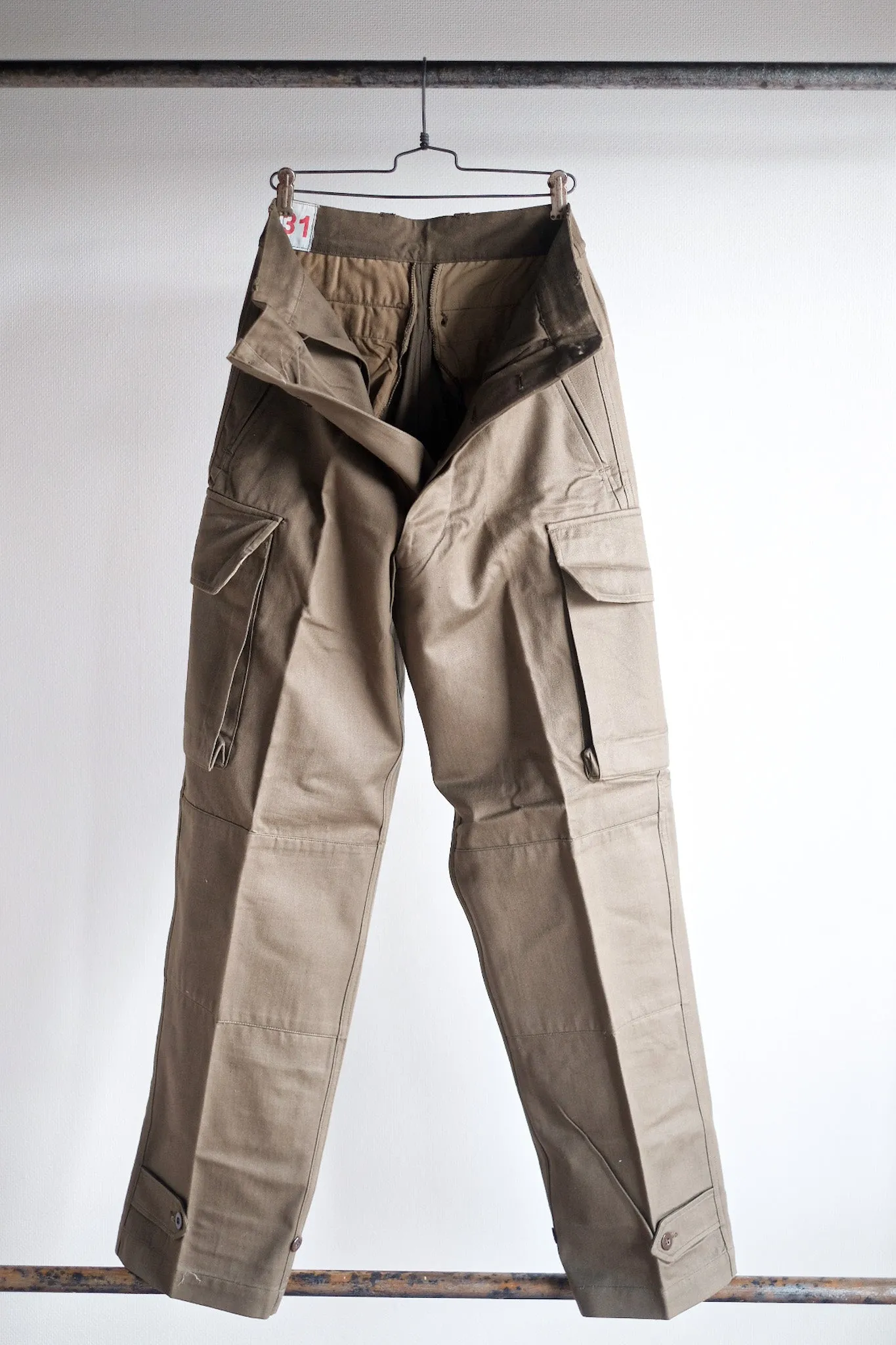 [~ 60's] Taille des pantalons de terrain de l'armée française M47.31 