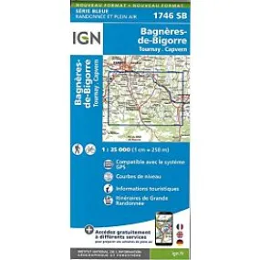 1746 SB BAGNERES DE BIGORRE 1 25 000