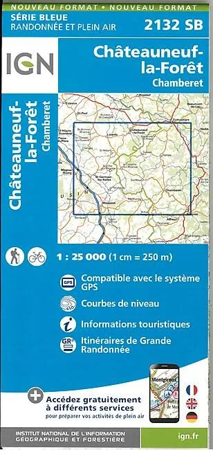 2132 SB CHATEAUNEUF LA FORET 1 25 000