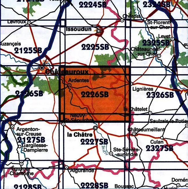 2226 SB ARDENTES LA BERTHENOUX 1 25 000