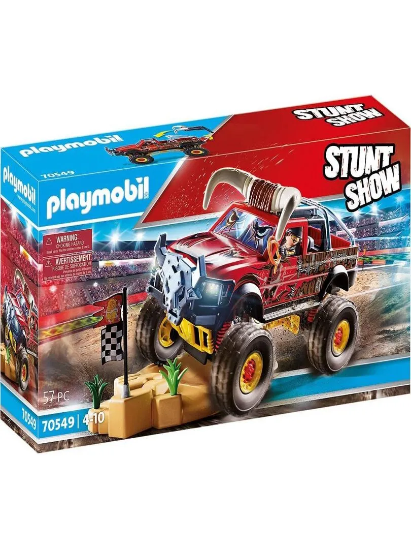 70549 Stuntshow 4x4 De Cascade Taureau, 'playmobil' Stuntshow - N/A