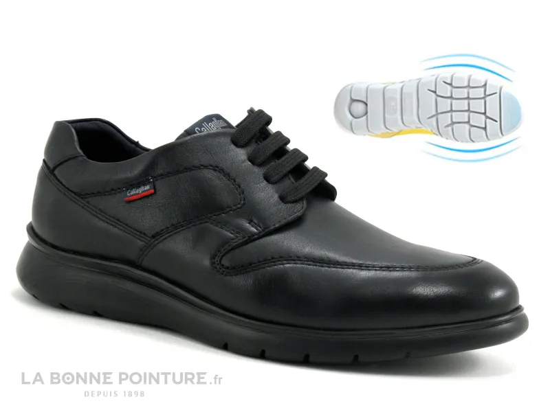 Achat chaussures Callaghan Homme Ville / Travail, vente Callaghan Adaptaction 19300 - Noir - Chaussure derby Homme