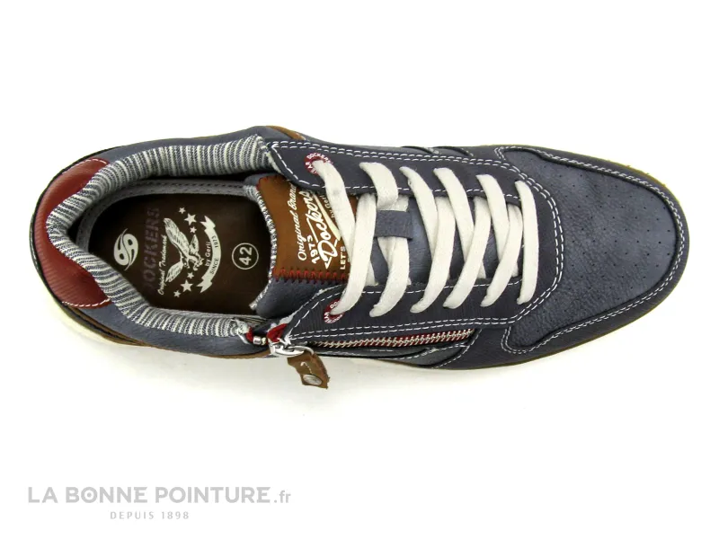Achat chaussures Dockers Homme Basket, vente Dockers 42IS013 600 660 - Bleu - Basket ville Homme