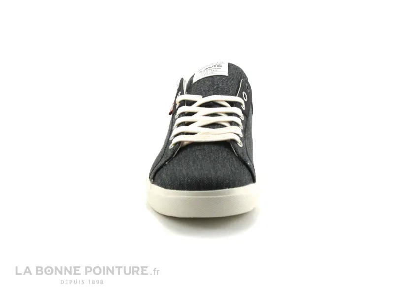 Achat chaussures Levi's Homme Chaussure en Toile, vente Levis WOODS 225826 Canvas - Noir - Basket ville Homme