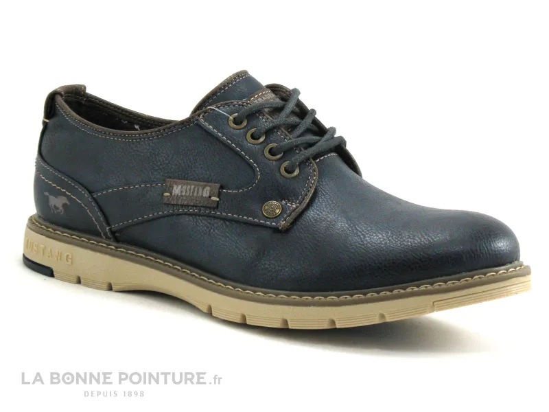 Achat chaussures Mustang Shoes Homme Ville / Travail, vente Mustang 4105 303 820 Navy - Chaussure basse Homme