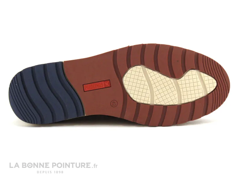 Achat chaussures Pikolinos Homme Ville / Travail, vente Pikolinos BERNA - M8J-4195 - Cuero Seaweed - Derby Homme