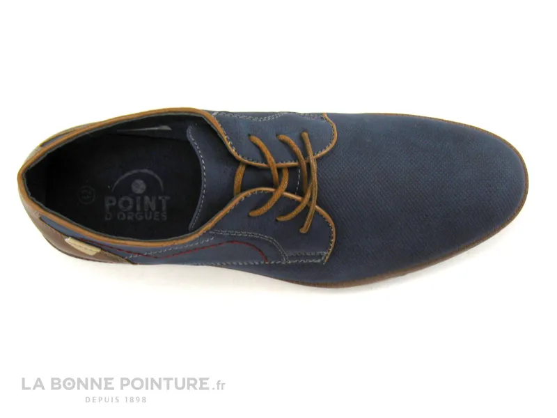 Achat chaussures Point d Orgues Homme Ville / Travail, vente Point d Orgues 20183 KEROCLES 20183 Bleu marine - Chaussure Homme