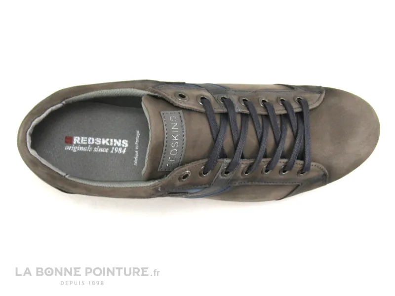 Achat chaussures Redskins Homme Basket, vente Redskins WASKO Gris Jeans - XT4711H - Basket ville Homme