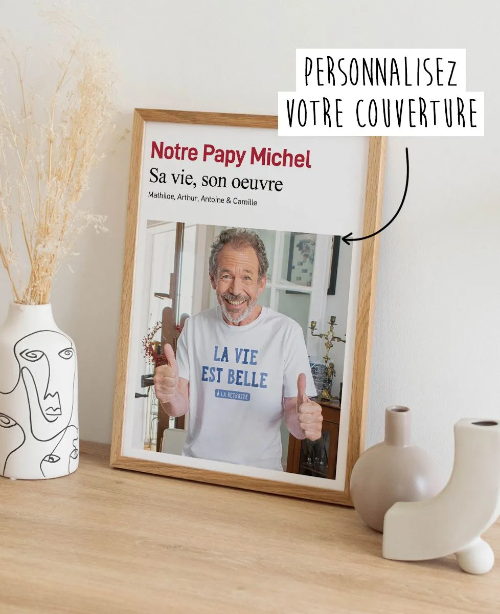 Affiche Couverture de livre personnalisée
