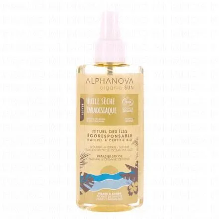 ALPHANOVA Sun Huile sèche paradisiaque bio spray 125ml