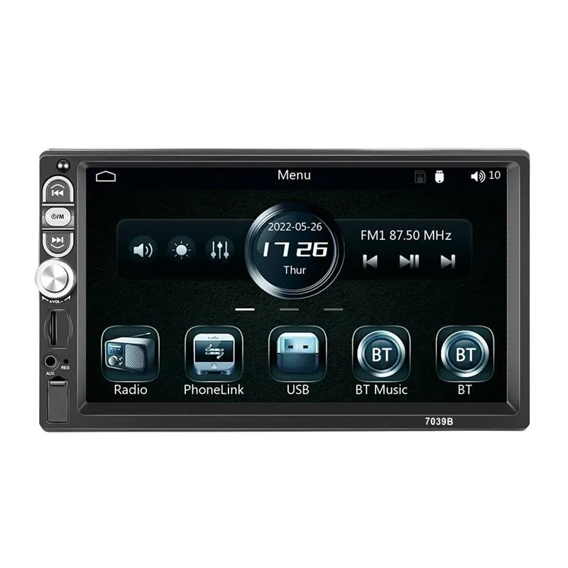 Autoradio Bluetooth 7 Pouces CarPlay Android Auto HD