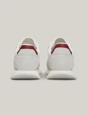 Baskets de running en daim multitextures | Gris | Tommy Hilfiger