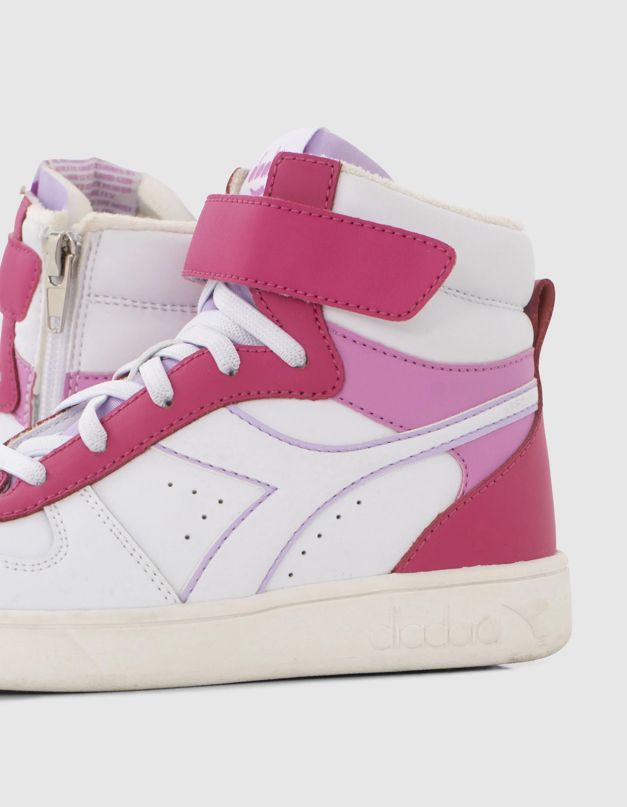 Baskets roses, blanches et parme IKKS X DIADORA fille