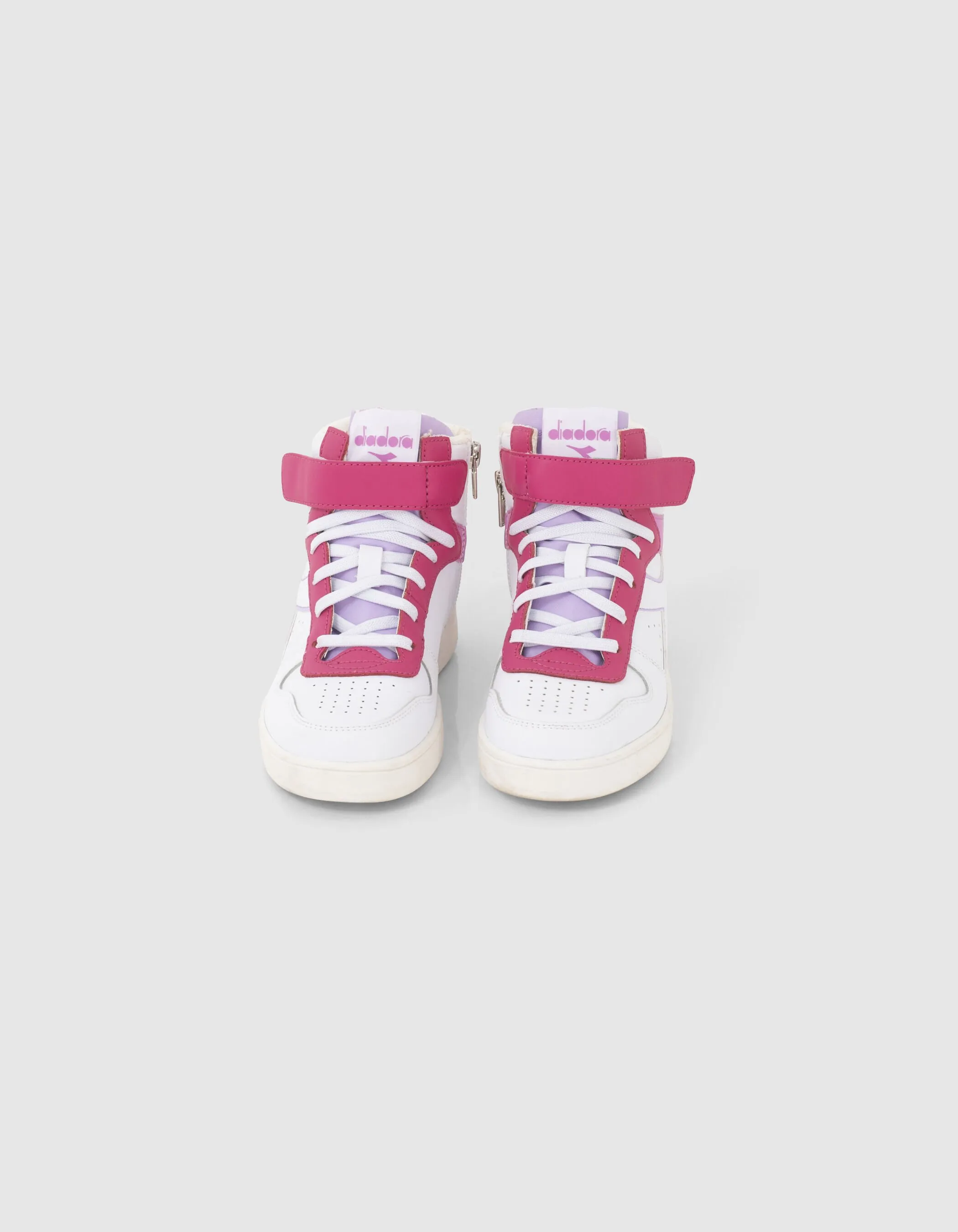 Baskets roses, blanches et parme IKKS X DIADORA fille