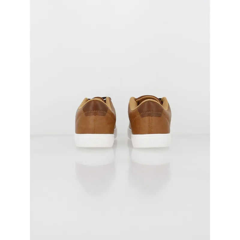 Baskets simili-cuir boss marron homme - Jack & Jones | wimod