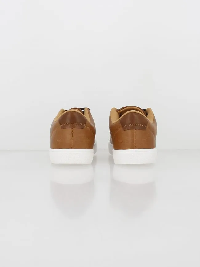 Baskets simili-cuir boss marron homme - Jack & Jones | wimod