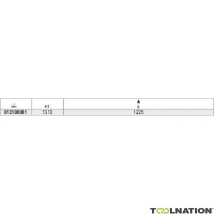 Beta 013100001 1310 Outil de coupe en forme de rail 1225 g