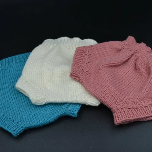 Bloomers en laine, taille naissance, layette