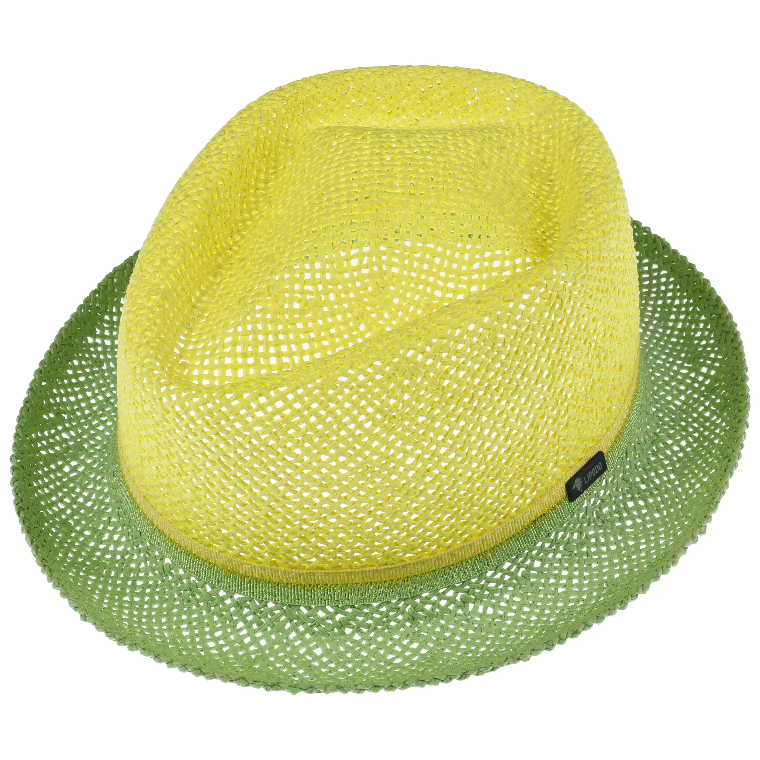 Chapeau en Paille Leoluca Pork Pie by Lipodo --> Chapeaux, casquettes & bonnets en ligne ▷ Chapeaushop