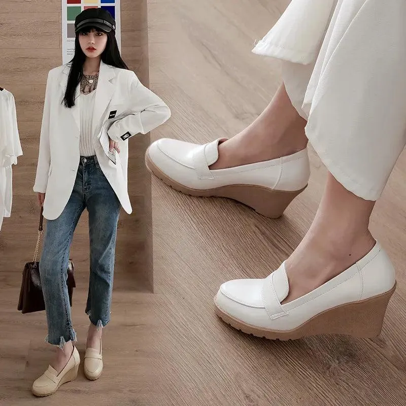 Chaussures Orthopédiques en cuir PU pour femmes Potty