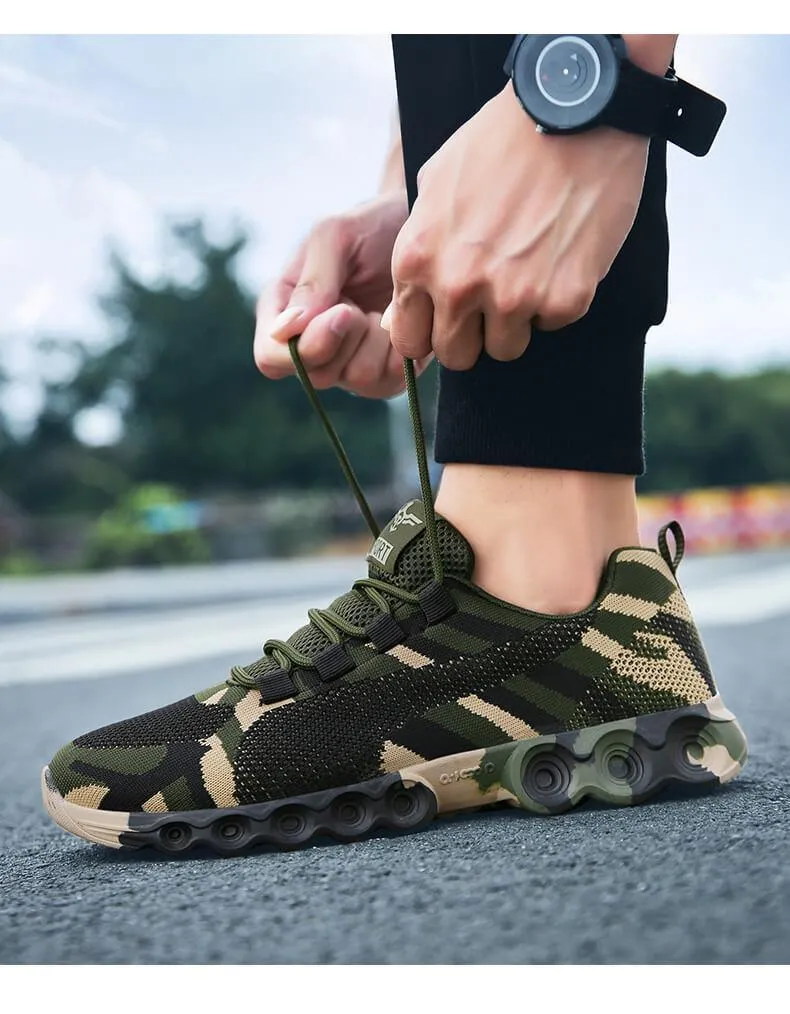 Chaussures orthopédiques femme Militaire Respirantes Camo