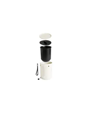 composteur 9.6 l beige - bokashi organko 2 océan - skaza