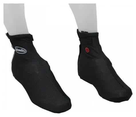 COUVRE CHAUSSURE VELO HIVER NOIR   M  (ZIP + VELCRO) (PAIRE)