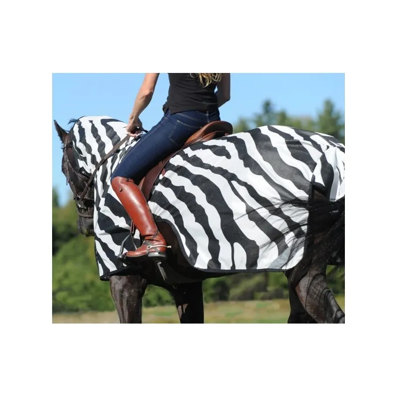 Couvre-reins anti-mouche cheval Buzz-off Zebra - Bucas - BUCAS - Espace boutiques - Equestra