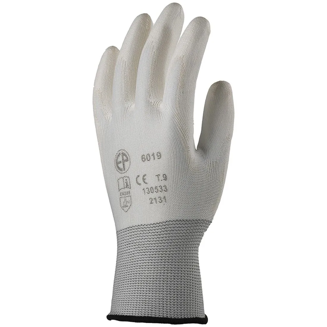 Coverguard - Gants manutention blanc en polyester enduit PU EUROLITE 6020 (Pack de 10)