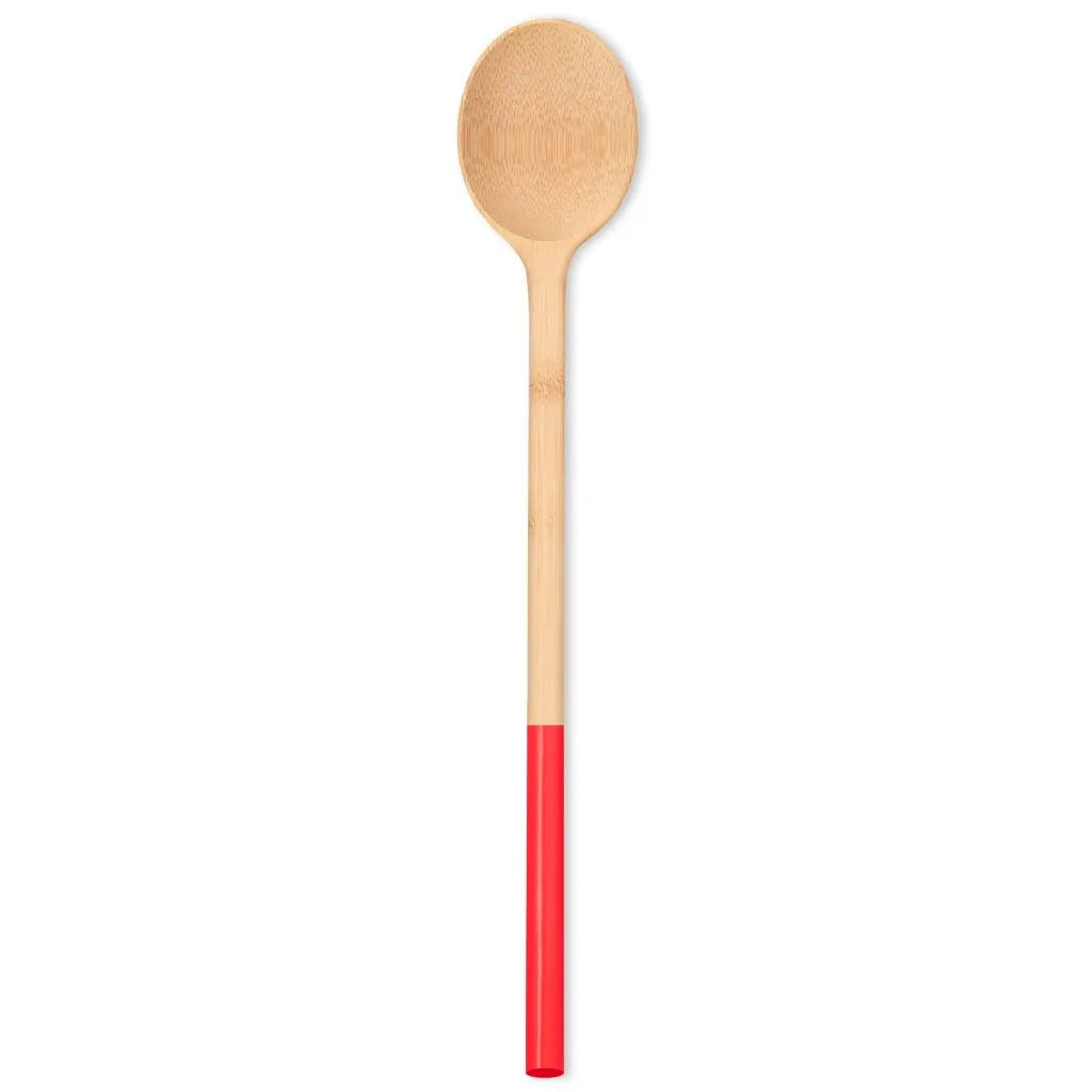 Cuillère de cuisine NBA085 38 cm, bambou, rouge, Pebbly ✔ 10,99 € ⭕ Kulina