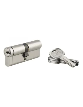 Cylindre double l.nickele transit.2 40 x 40 snap 4 cles reversible, carte propriete-Cylindre haute sûreté Transit 2