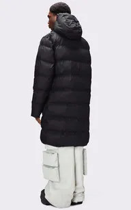 Doudoune Alta Long 15130 Black Rains - La Canadienne - Doudounes Textile Noir