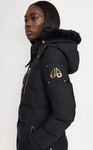 Doudoune chaude Watershed Gold noire Moose Knuckles - La Canadienne - Doudounes Textile Noir