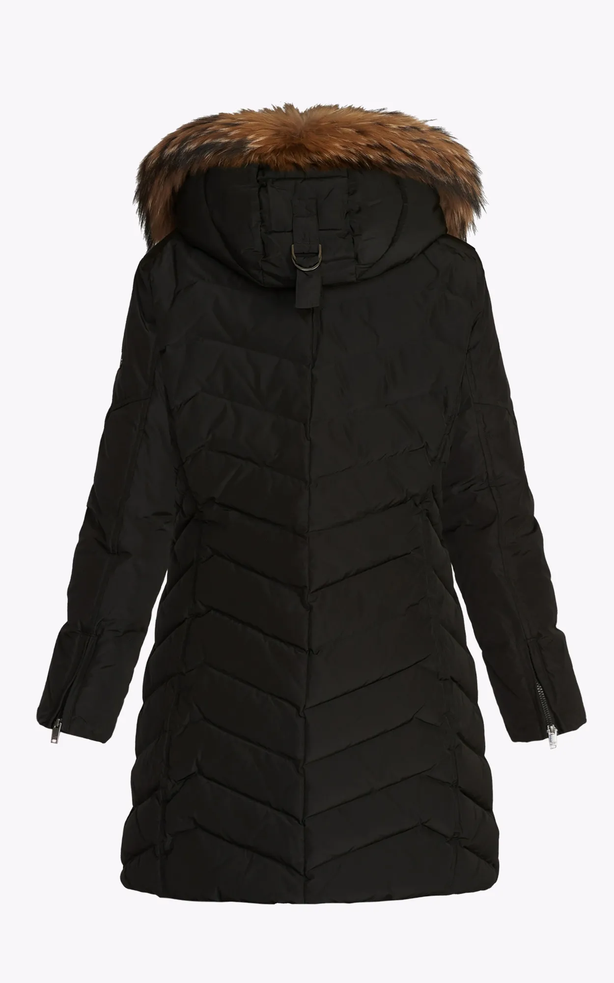Doudoune Jemma coupe confort noire Saki - La Canadienne - Doudounes Textile Noir