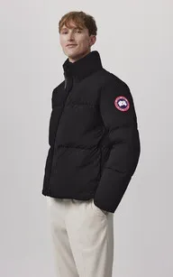 Doudoune Lawrence Puffer Black Canada Goose - La Canadienne - Doudounes Textile Noir
