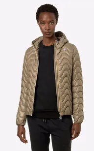 Doudoune Lily Eco Warm Beige Taupe K-Way - La Canadienne - Doudounes Textile Beige