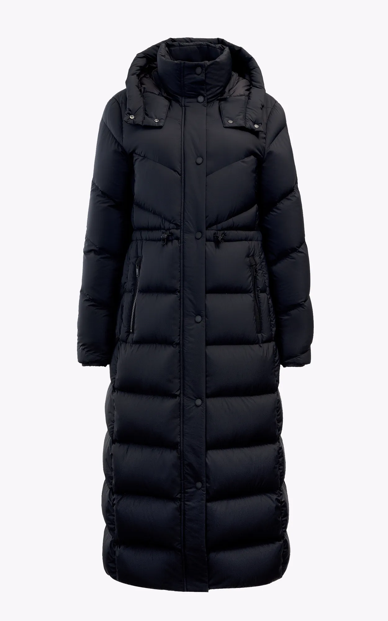 Doudoune longue Belle cote noire Moose Knuckles - La Canadienne - Doudounes Textile Noir