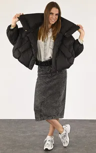 Doudoune oversize Virgin noire Flo&Clo - La Canadienne - Doudounes Textile Noir