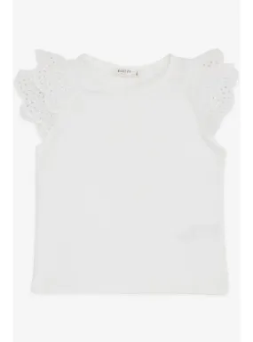 Ecru - Girls` T-Shirt