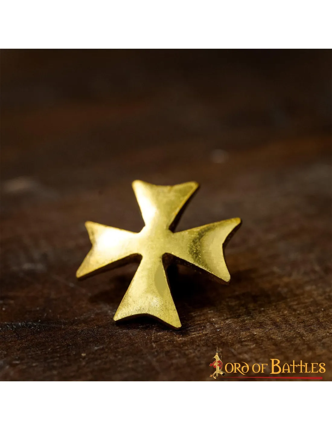 Ensemble de 5 croix templières en laiton massif ⚔️ Boutique Épées