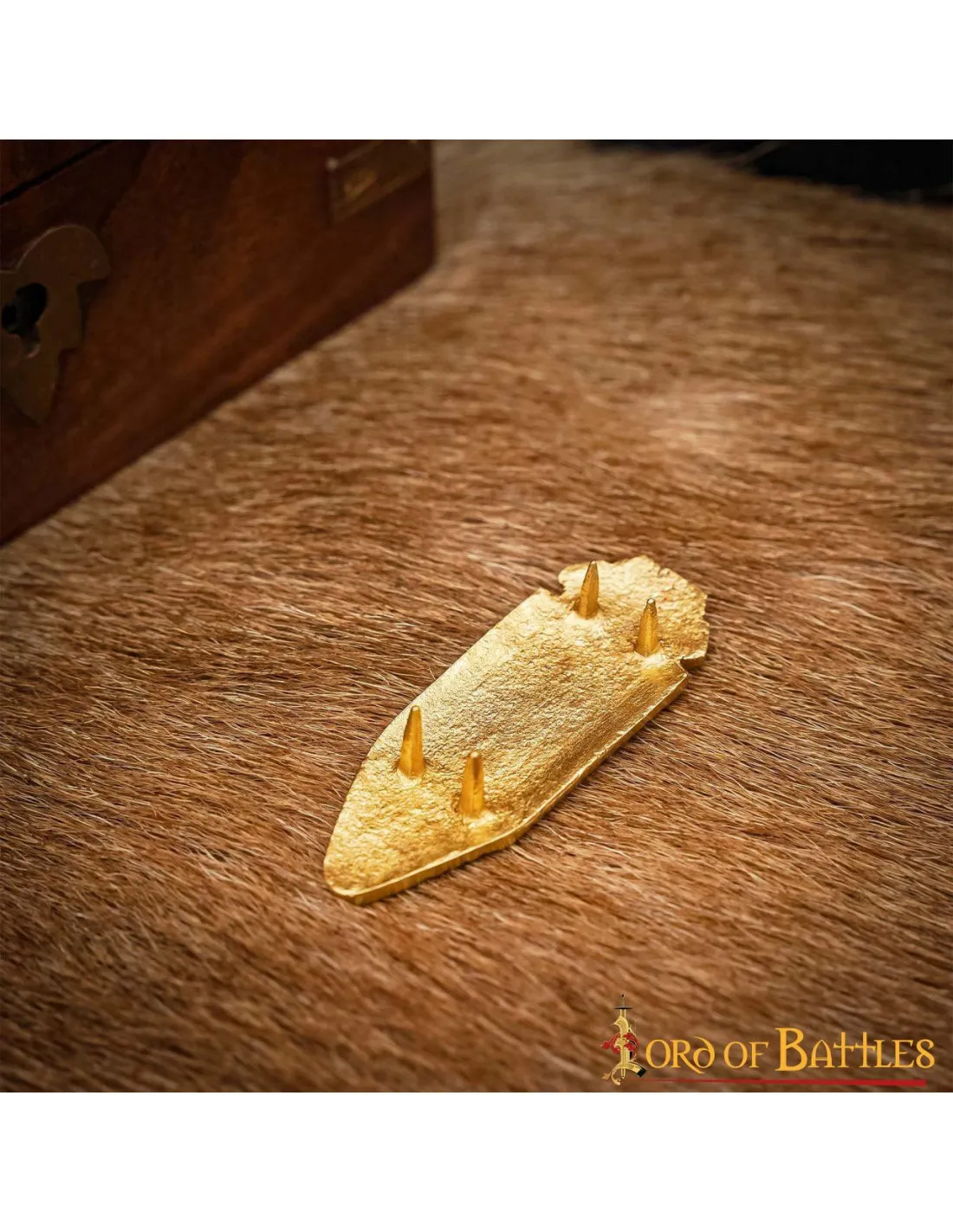 Feuille de laiton décoration celtique (6 cm.) ⚔️ Boutique Épées