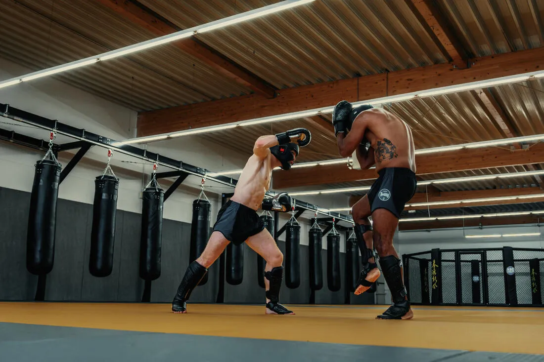 GANTS DE KICK-BOXING, MUAY-THA 500 - NOIRS