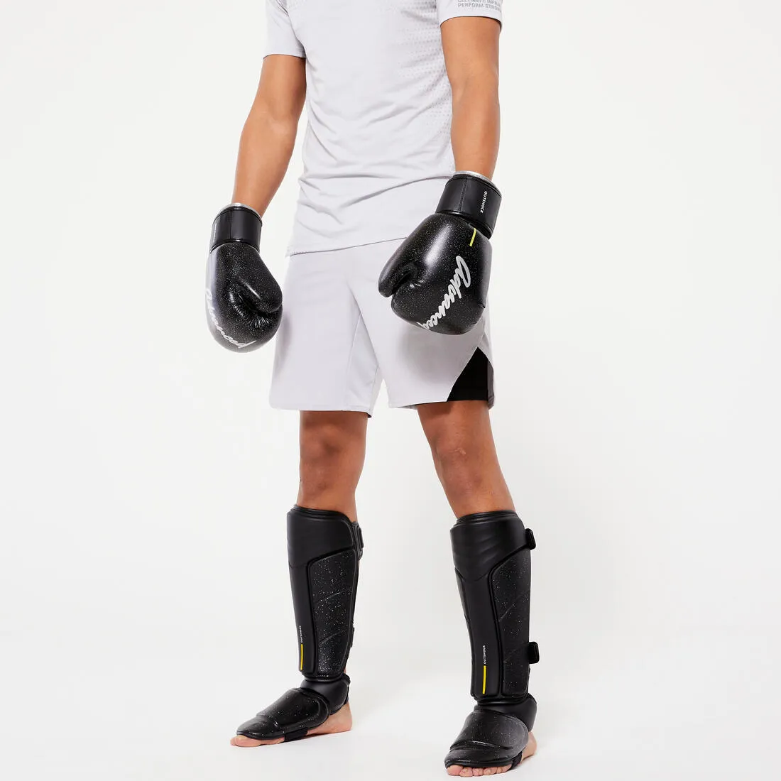 GANTS DE KICK-BOXING, MUAY-THA 500 - NOIRS