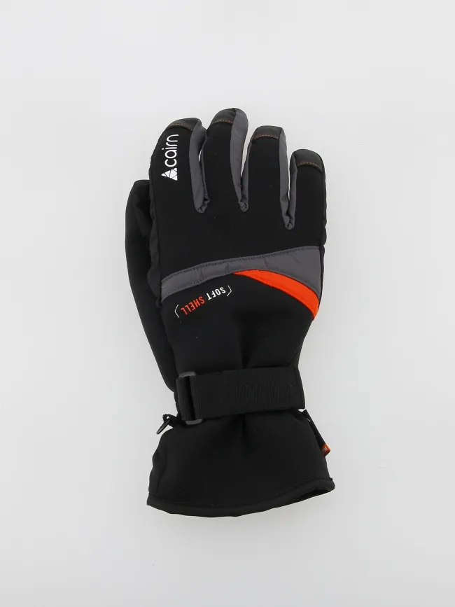 Gants de ski styl 2 graphite scarlet noir homme - Cairn | wimod