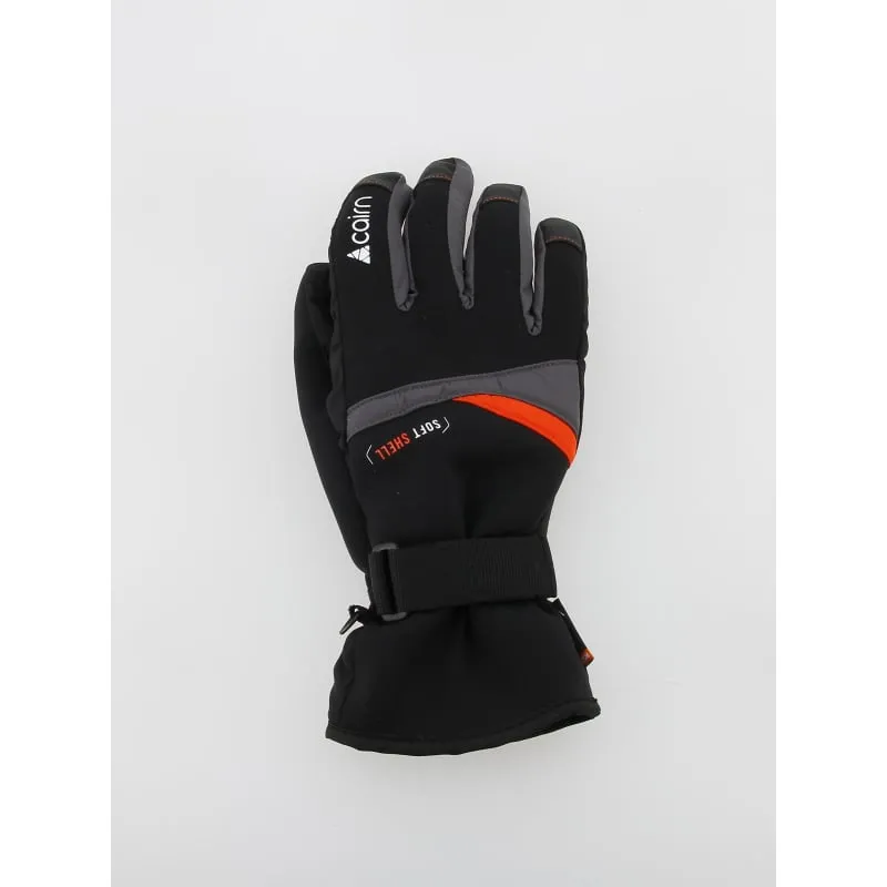 Gants de ski styl 2 graphite scarlet noir homme - Cairn | wimod